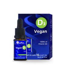 D3 Gouttes 1000IU - Vegan