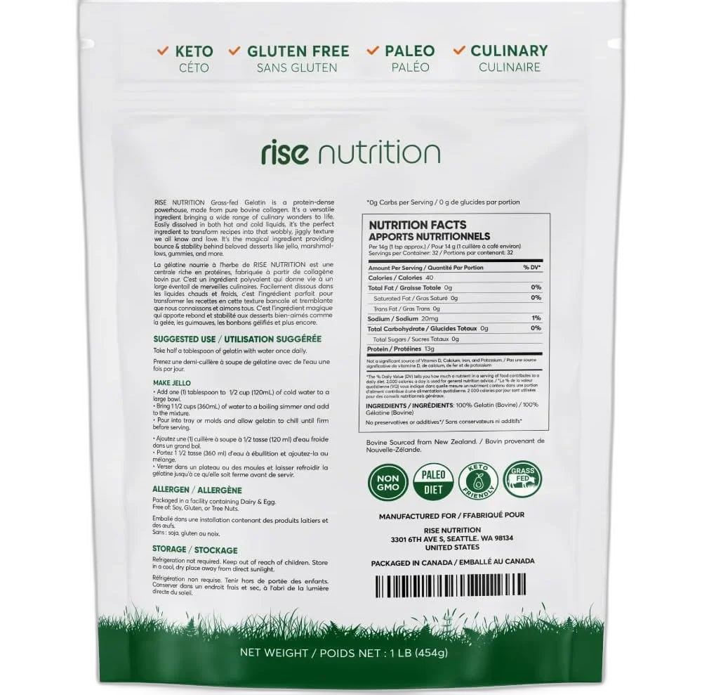 Gélatine Grass-fed