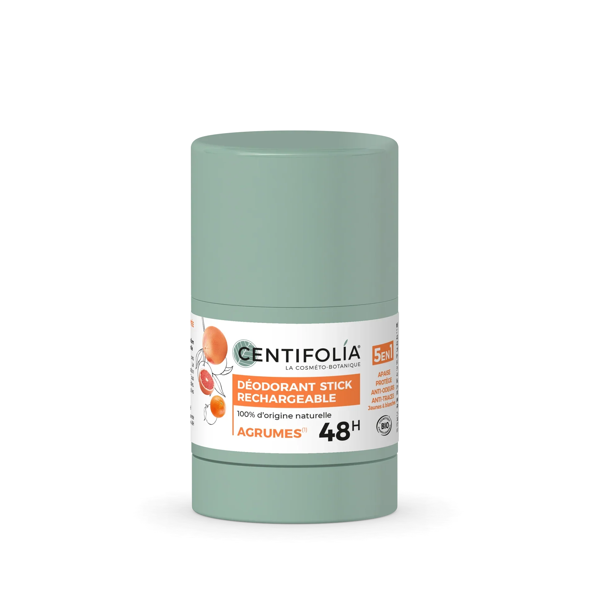 Déodorant stick rechargeable 48h