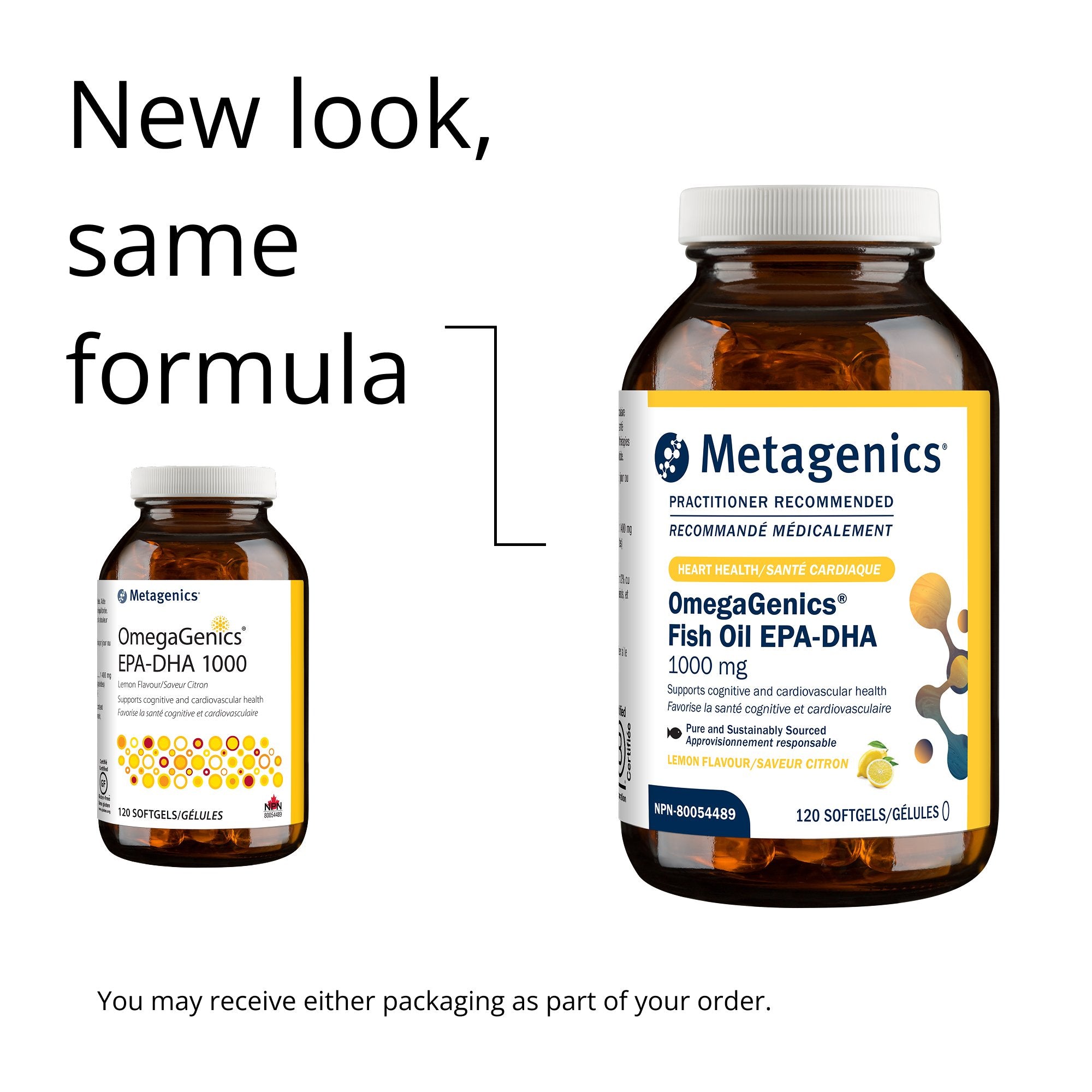 OmegaGenics Fish Oil EPA-DHA 1000mg