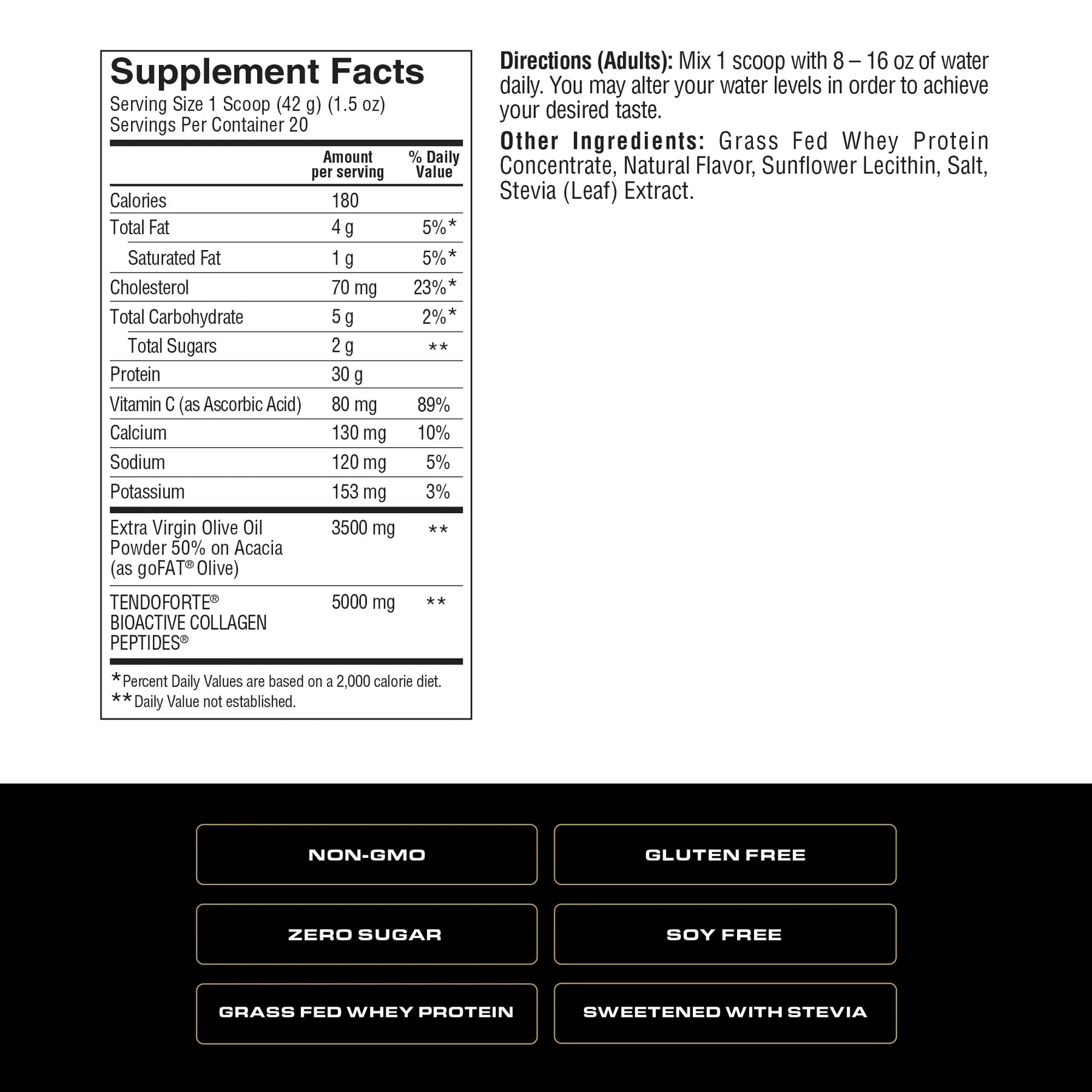 Grass Fed Whey