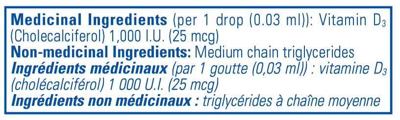 Vitamin D3 liquid