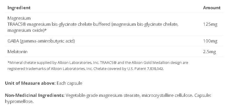 Magnesium Sleep Matrix