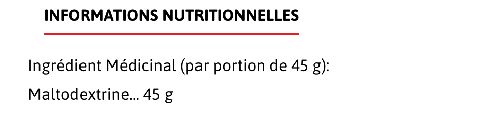 Maltodextrin