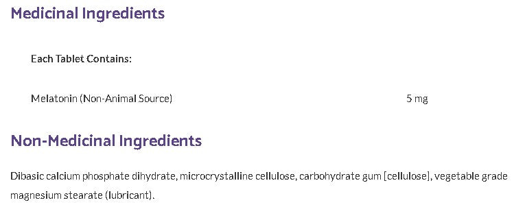 Melatonin Time Release 5 mg